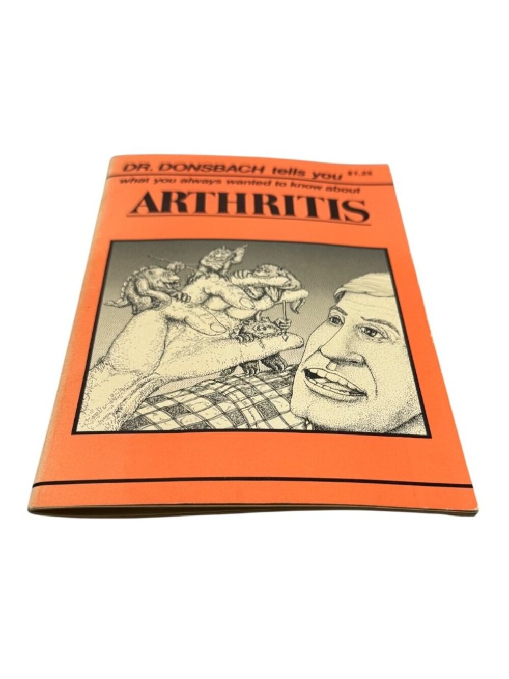 Vintage Dr Donsbach Arthritis Health Guide 1981 Medical Nutrition paperback Book